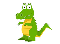 Free Alligator Clipart.