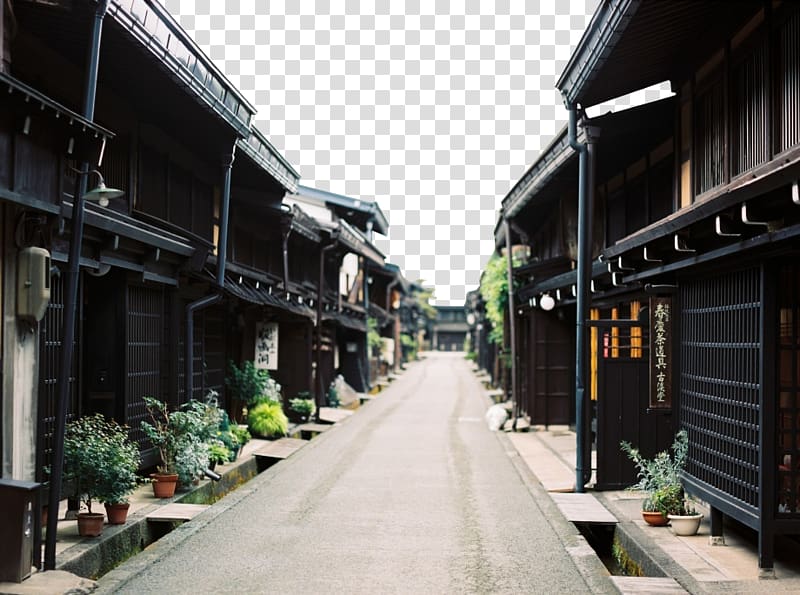 Kyoto Tsukuba Tokyo grapher, Quiet old town transparent.