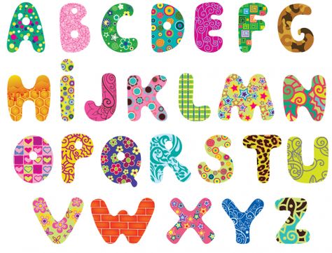 Printable Alphabet Clipart.