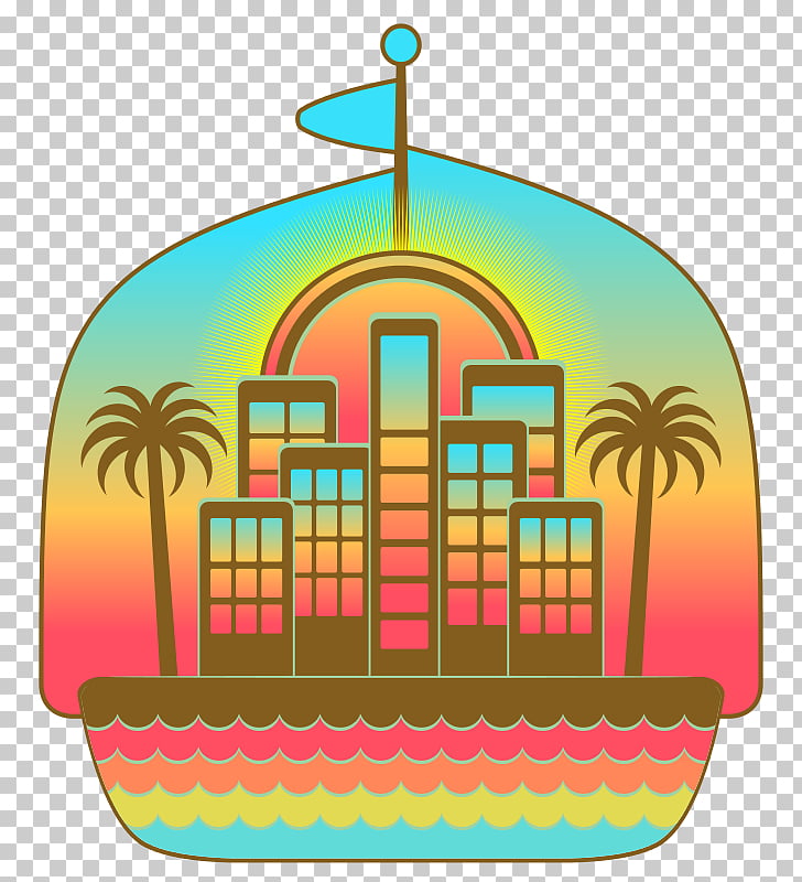 Hotel Beach Apartment , Cartoon School Building PNG clipart.