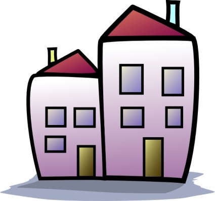 Apartments Clipart.