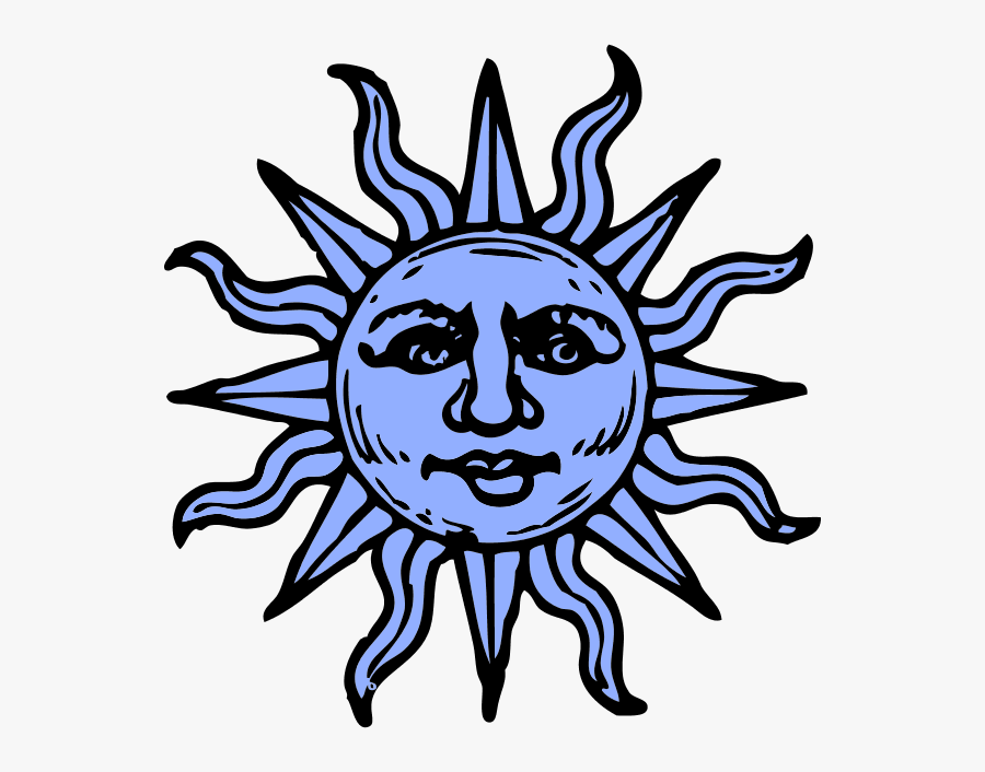 Sun Face Clip Art.