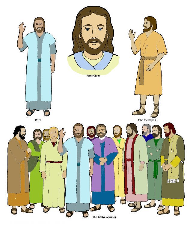 Jesus And Disciples Clipart.