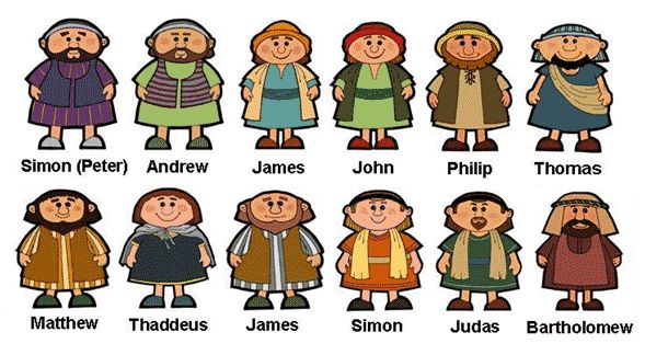 12 Apostles Of Jesus Clipart.