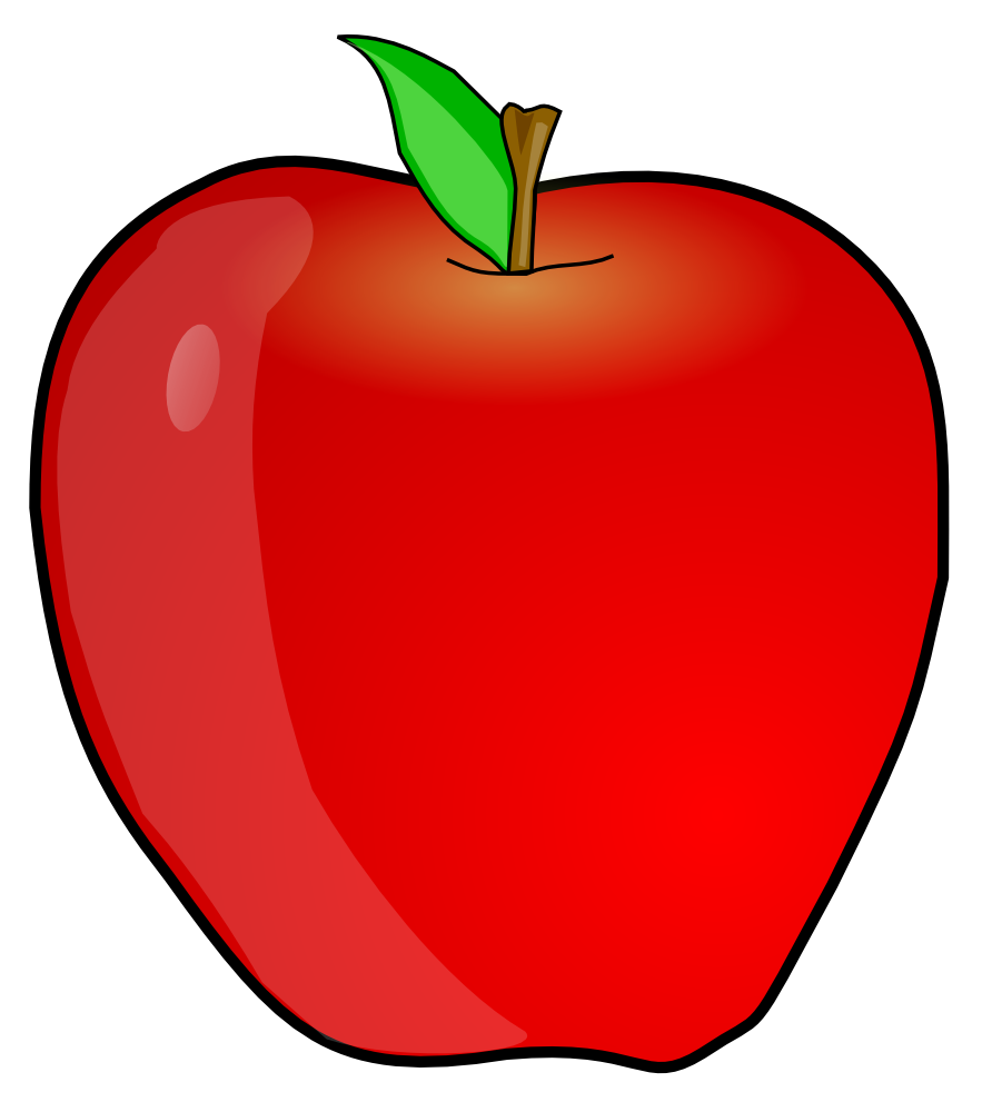 Teacher Apple Clipart.