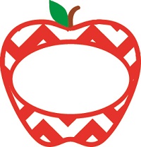 Chevron Apple Clipart.