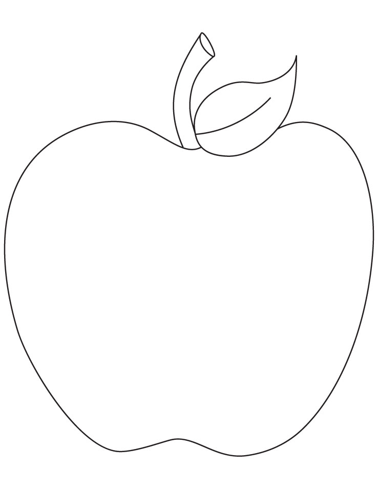 Free Printable Coloring Page Apple Picking.