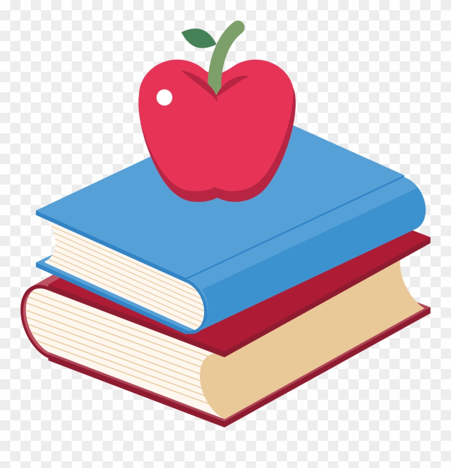 Book Apple Clip Art.