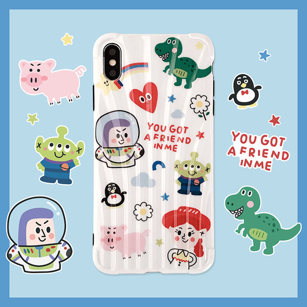 2018 For Iphone Xs Max X Xr Phone Case Cute Cartoon Doodle.