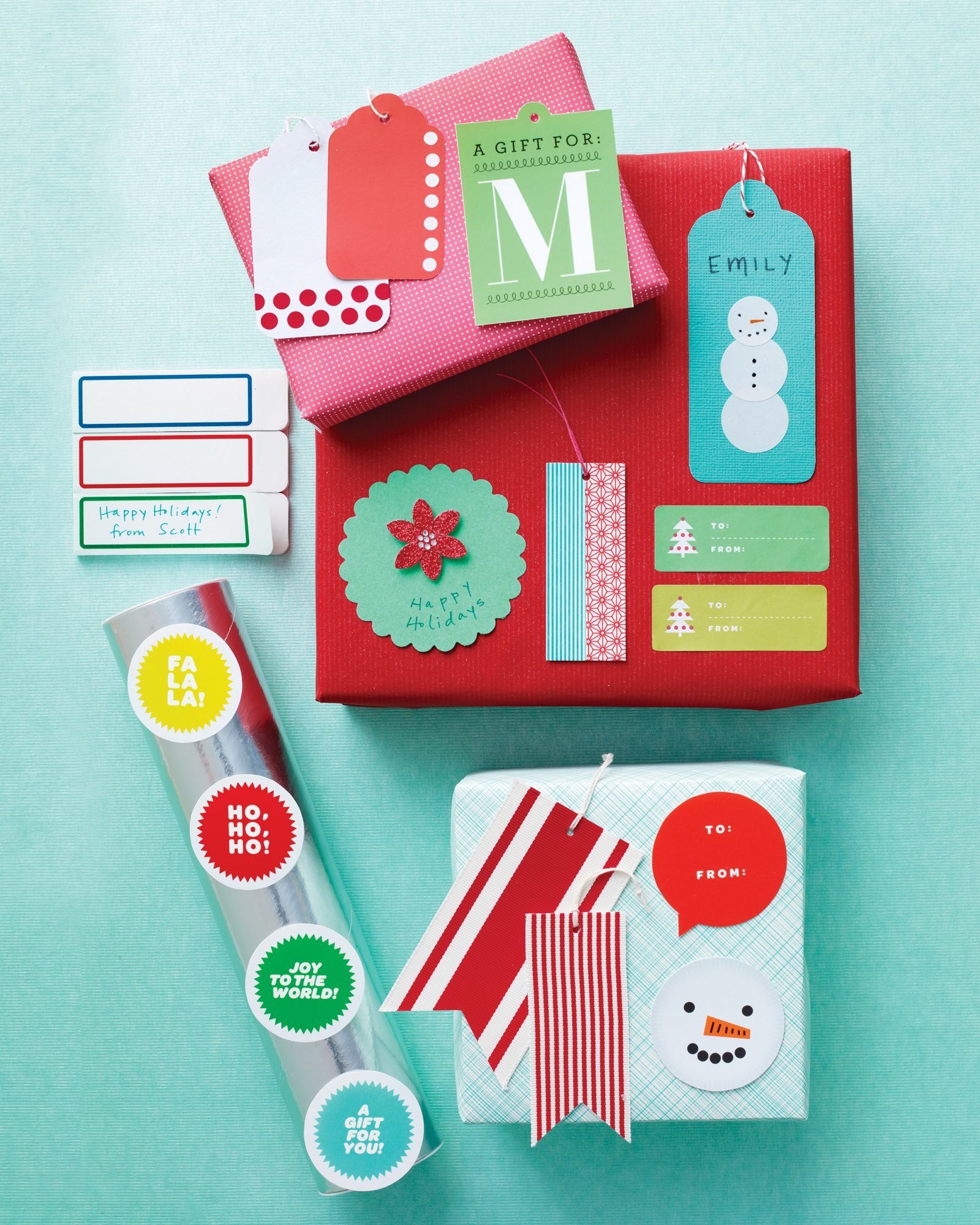 The Holiday Gift Tags, Labels, and Clip.