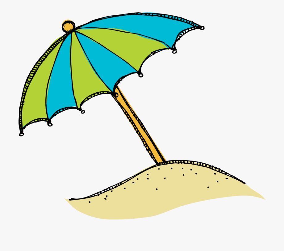 Beach Clip Art Cartoon Free Clipart Image.