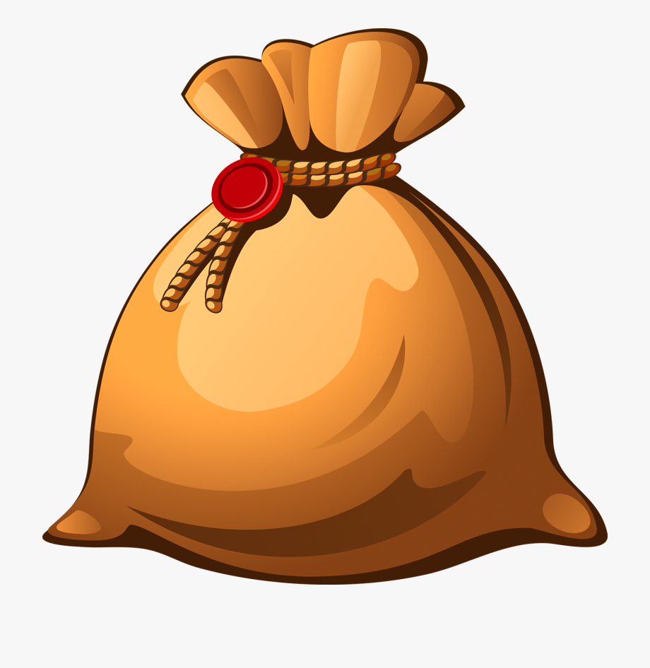 Graphic Free Money Sack Clipart.