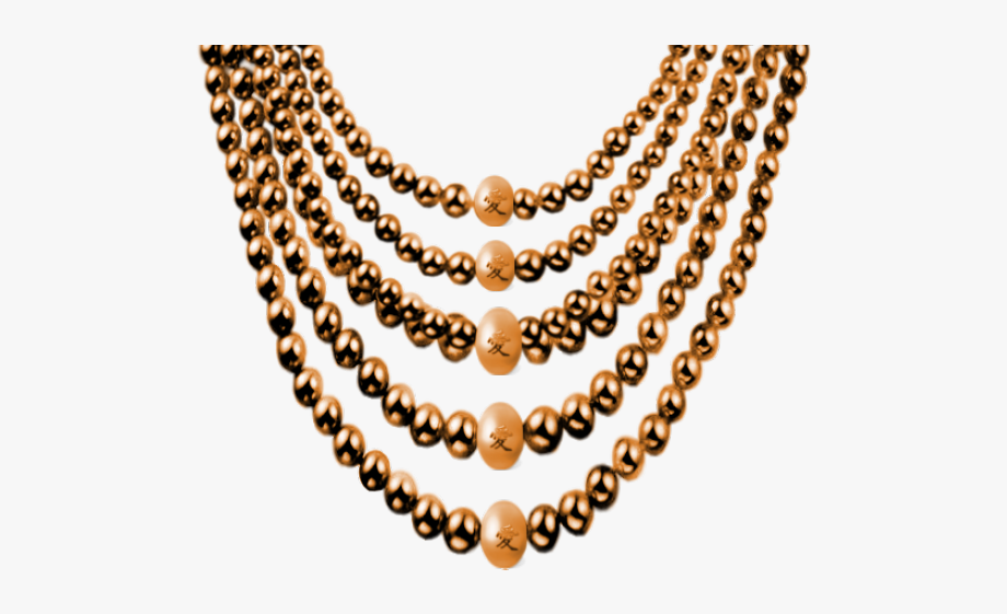 Pearl Clipart Beaded Necklace.