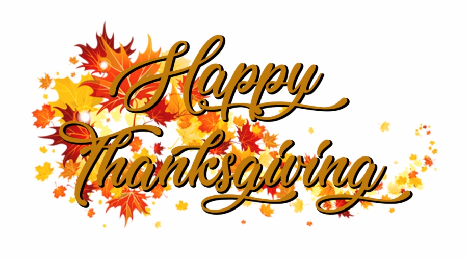 Download Happy Thanksgiving On A Banner Of Autumn.