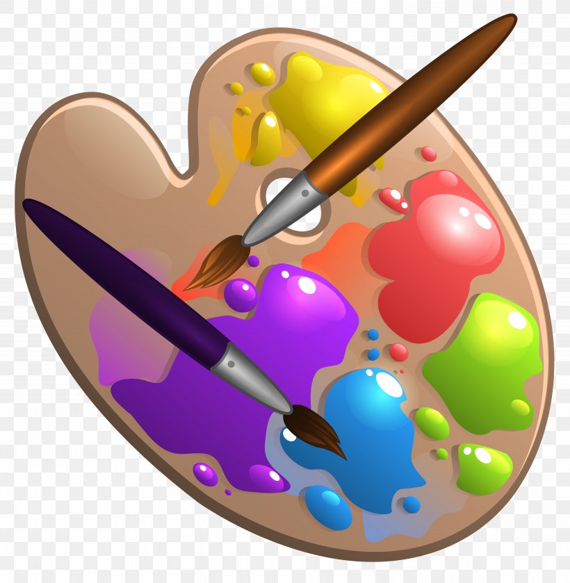 Palette Painting Clip Art, PNG, 5693x5827px, Watercolor.