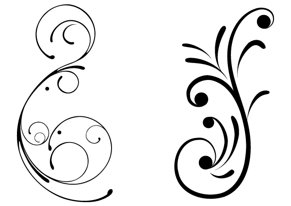 Vector Floral Clipart.