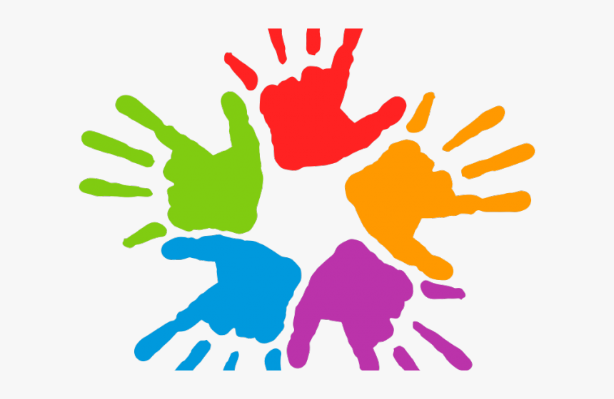 Artwork Clipart Colourful Hand.