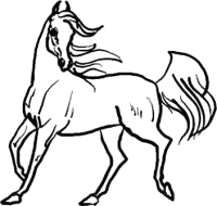 Arabian Horse Head Clipart.