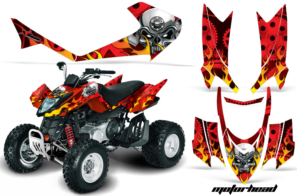 Arctic Cat DVX 400/300/250 ATV Quad Graphic Kit.