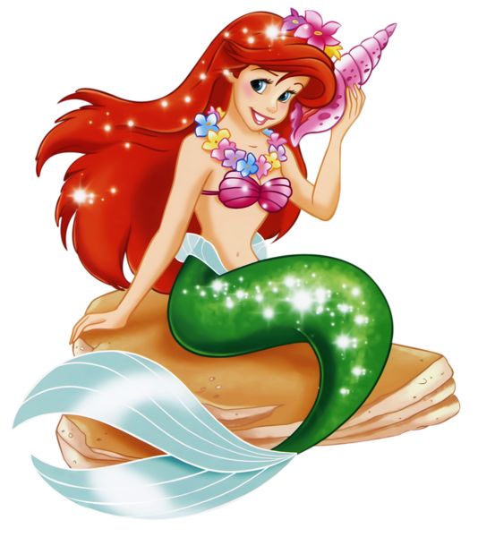 Arielle Mermaid Princess PNG Clipart.