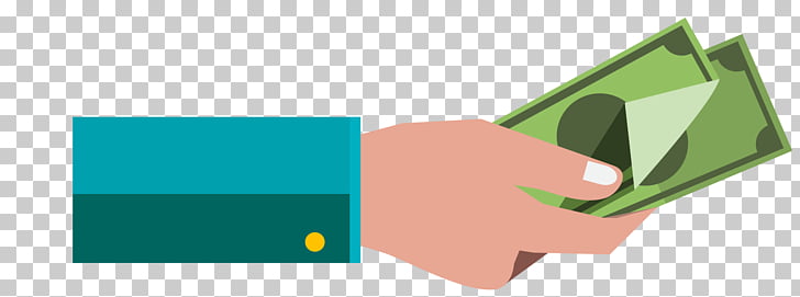 Cartoon, Pay arm, person holding banknote PNG clipart.