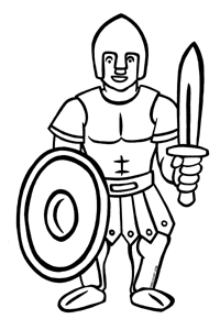 Free LDS Whle Armor of God Clipart.