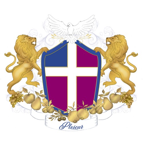 Create a Luxurious and Symbolic Coat of Arms Design for a.