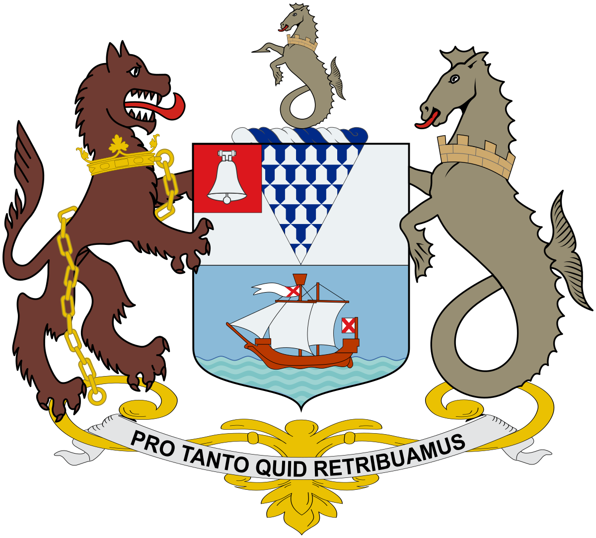 Coat of arms of Belfast.