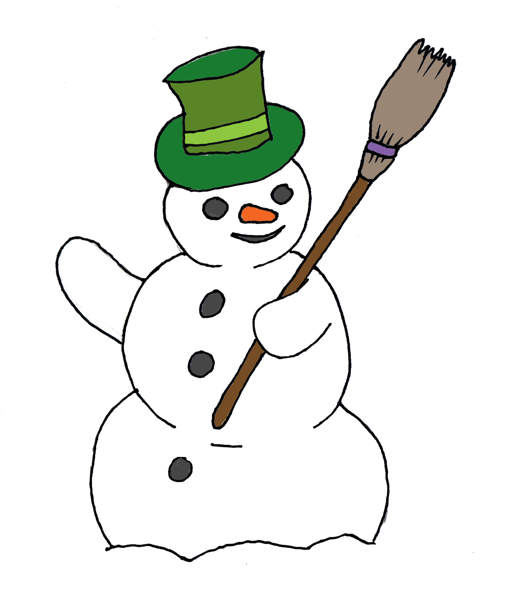 Snowman clipart colorful, Snowman colorful Transparent FREE.