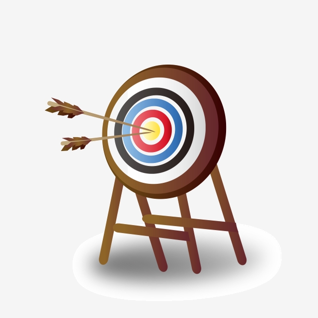 Arrow Target, Archery Target, Blue, Cdr PNG Transparent Clipart.