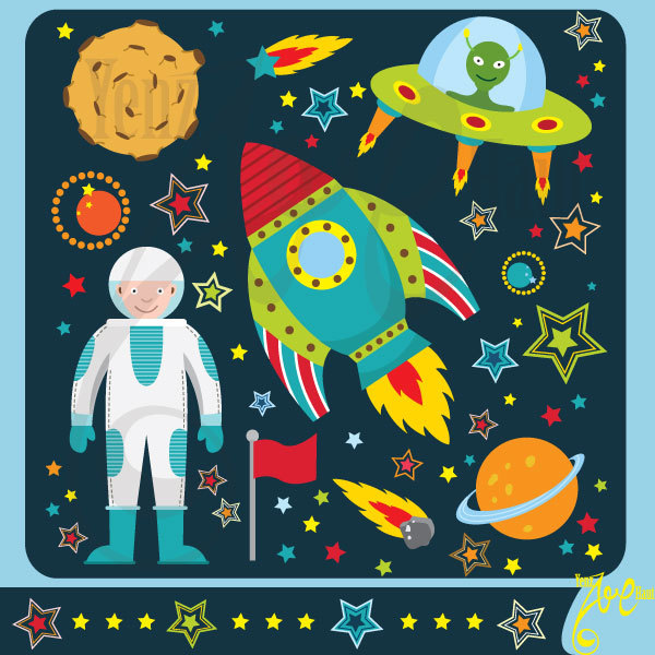 Astronaut clipart Photos, Graphics, Fonts, Themes, Templates.