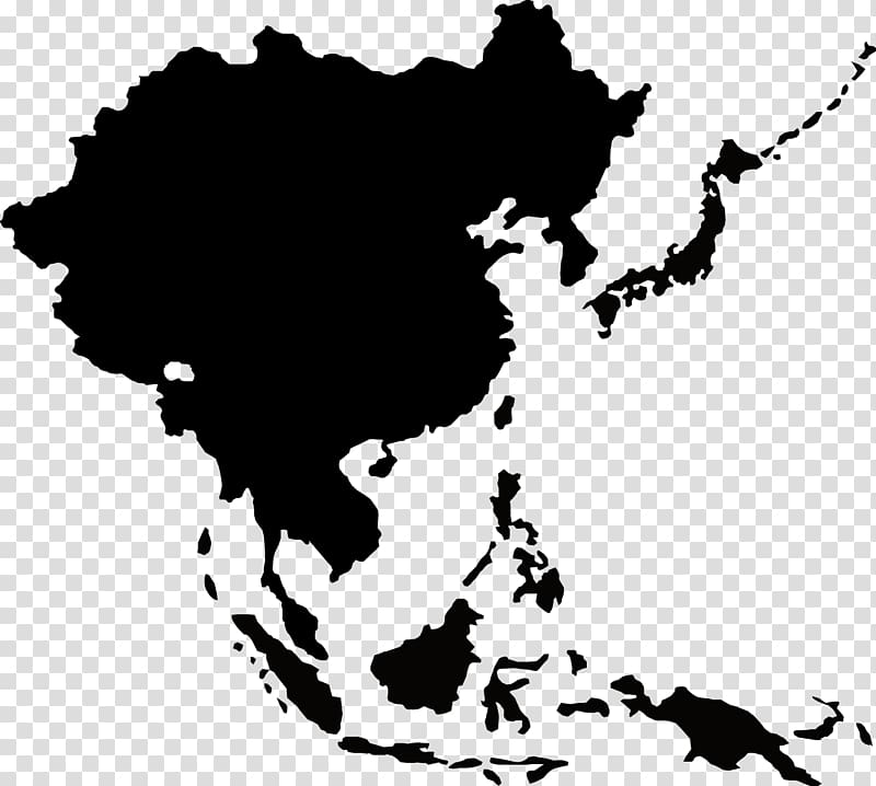 Asia map illustration, Southeast Asia South China Sea United.