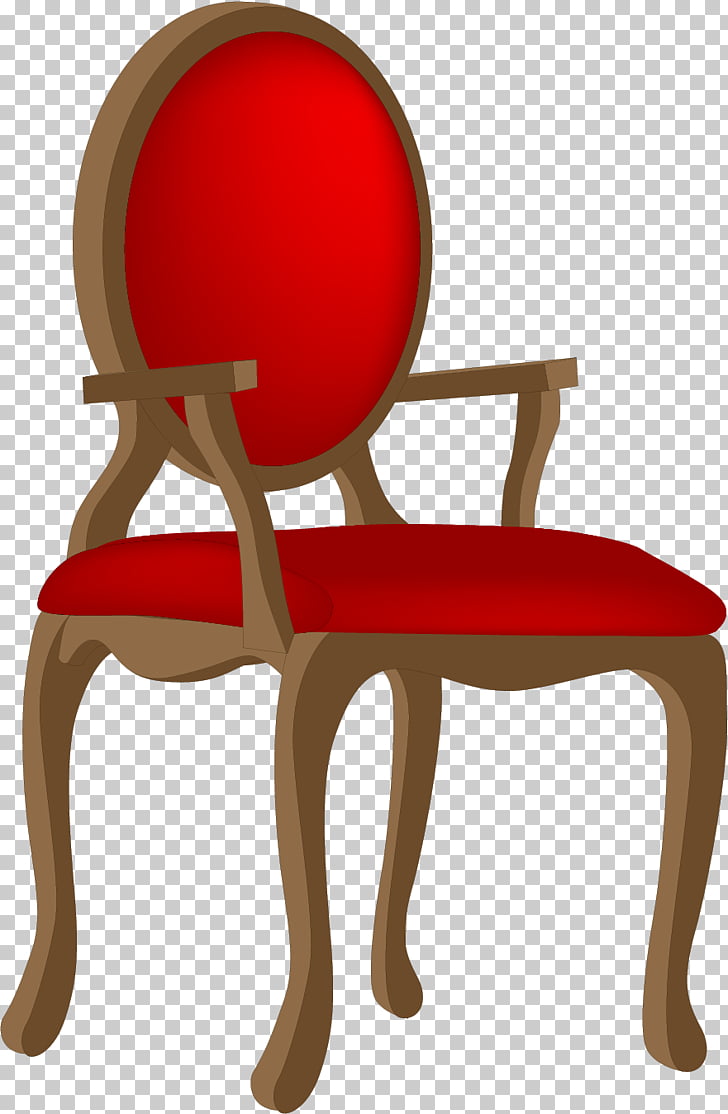 Silla mesa asiento, asiento rojo pintado PNG Clipart.