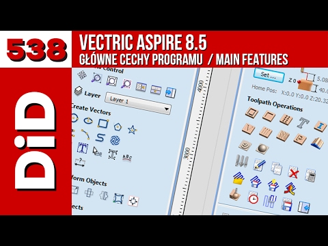 538. Vectric Aspire 8.5.