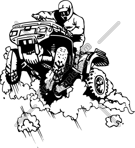 Quad Clipart and Vectorart: Vehicles.