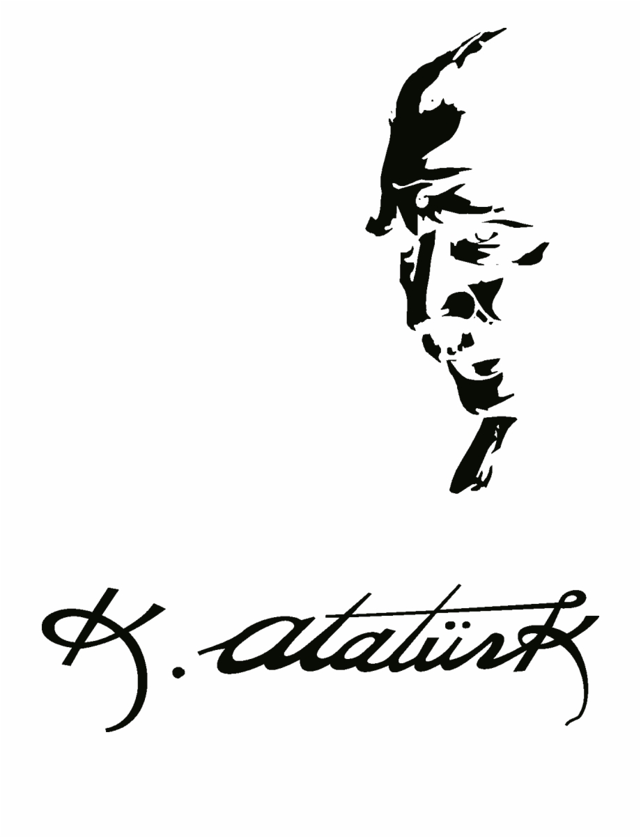 Mustafa Kemal Atatürk Silüetleri Png.