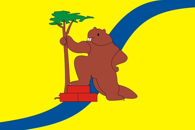 Weird and magnificent regional Russian flags featuring.