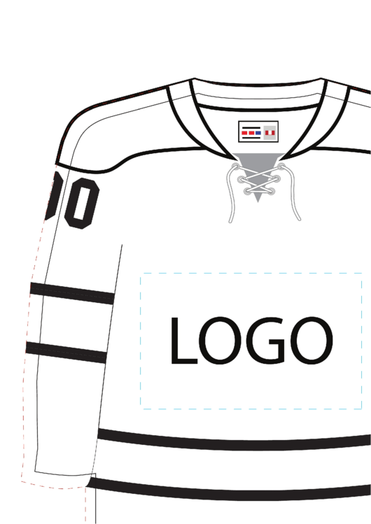 Need a Hockey Jersey Template? Here\'s a free template.