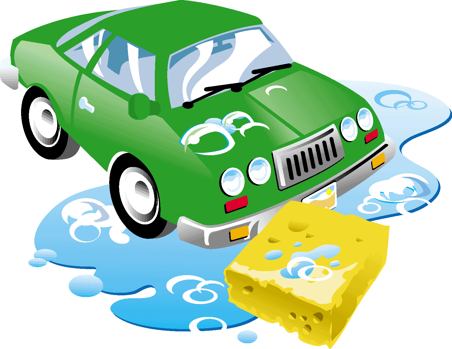 Free Auto Washing Service Backgrounds For PowerPoint.