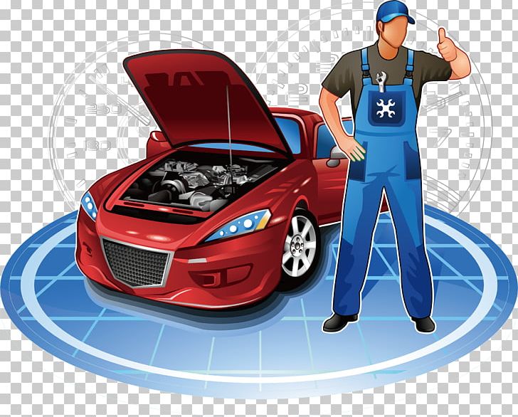 Car Automobile Repair Shop Motor Vehicle Service Auto Mechanic PNG.