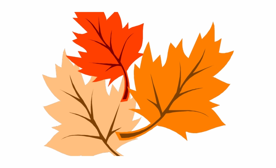 Autumn Leaves Clipart Corner Border.