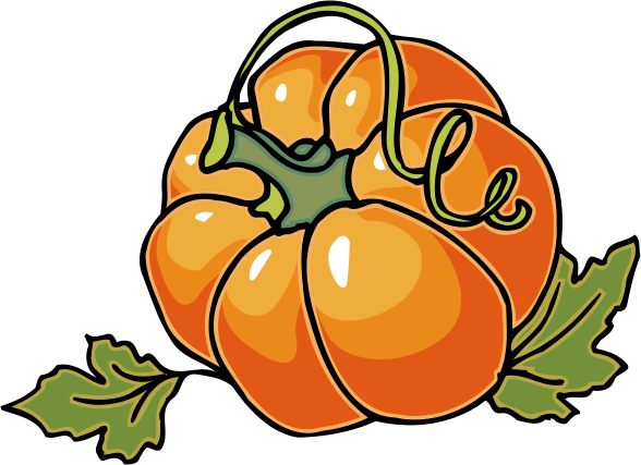 Fall Pumpkin Clipart.