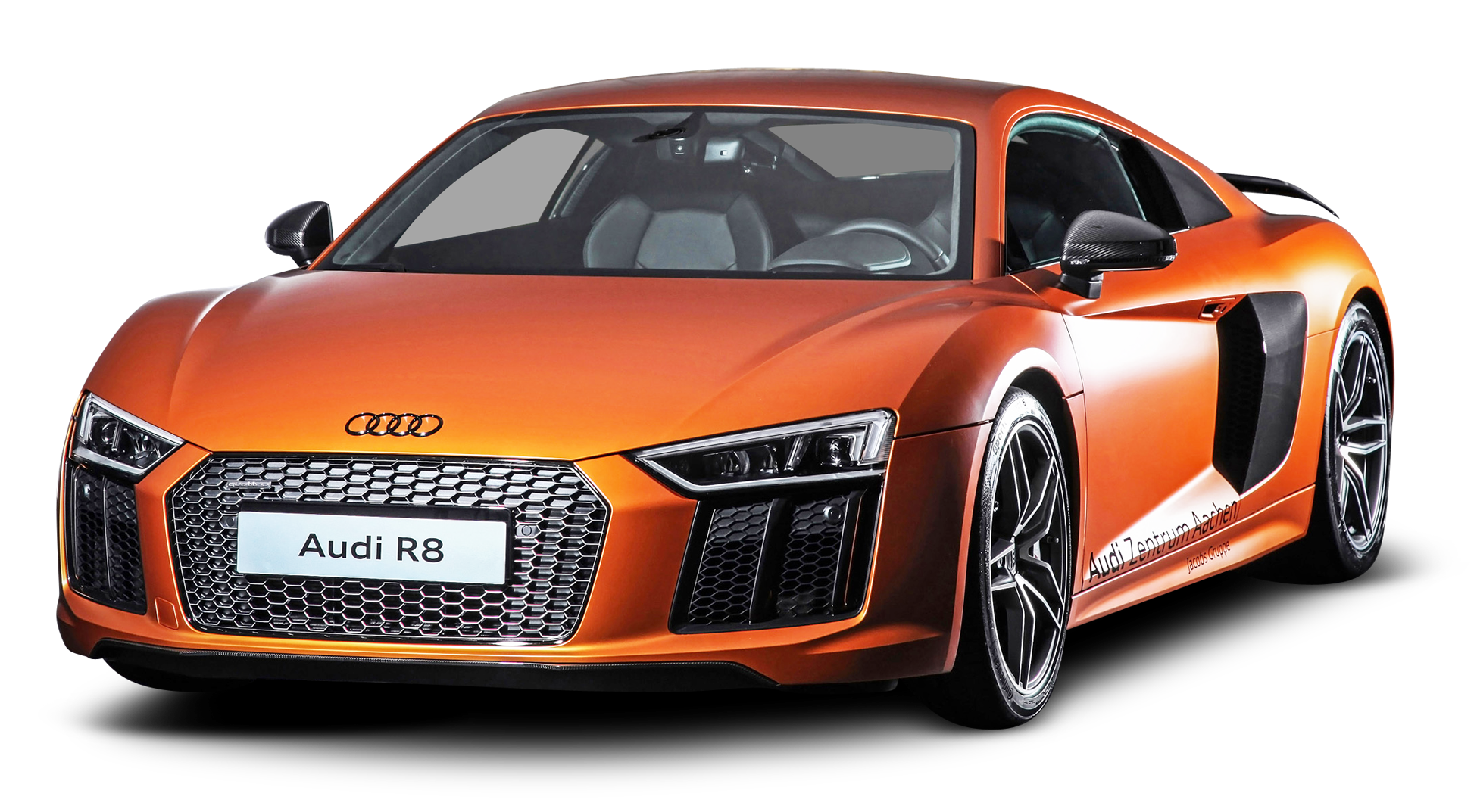 HD Orange Audi R8 Car PNG #45322.