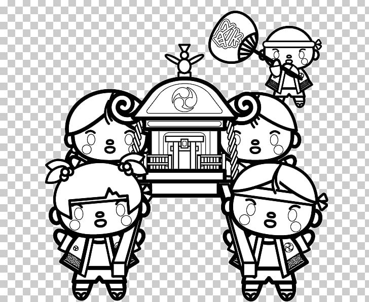 Black And White Mikoshi Visual Arts Child PNG, Clipart, Art.