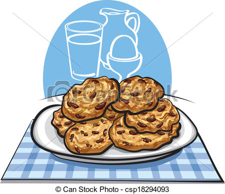 Oatmeal Cookie Clipart.