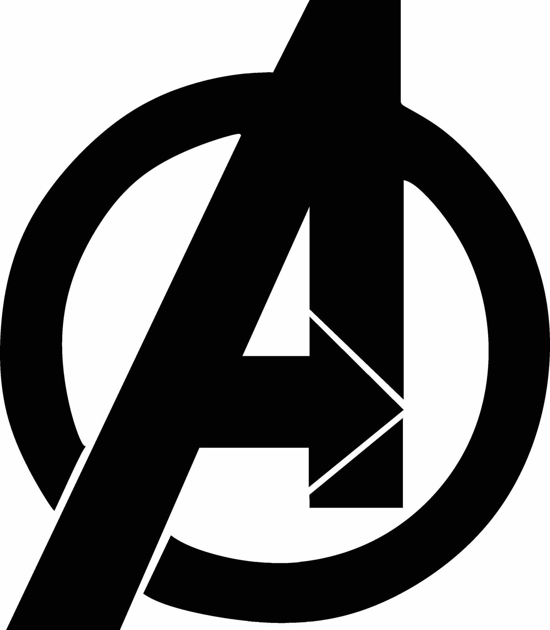 Avengers Logo Vinyl Decal Graphic.