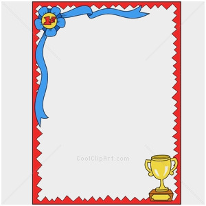 Award certificate border template Best of Award Borders.