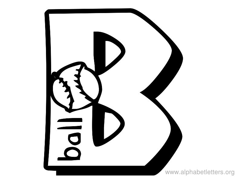 Letter B Clip Art.