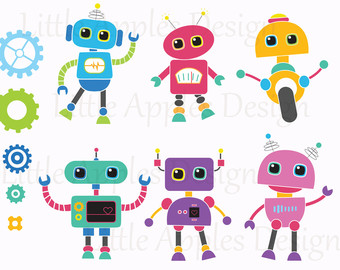 Baby Robot Clipart.