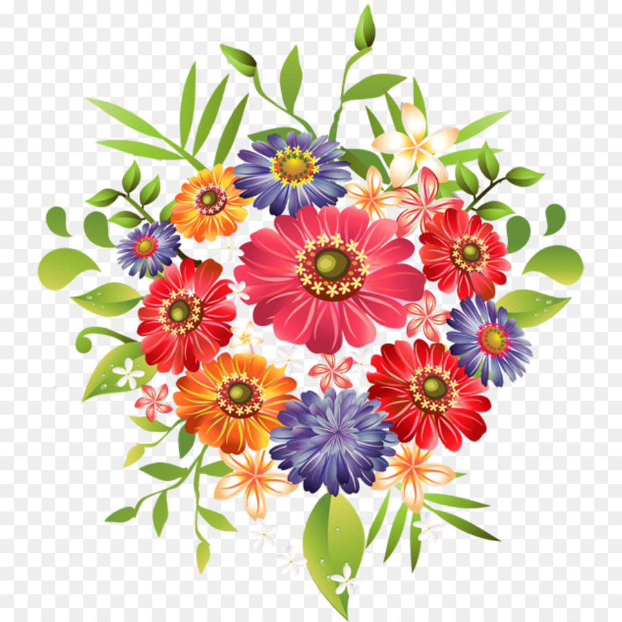 Bouquet Of Flowers Drawing clipart.